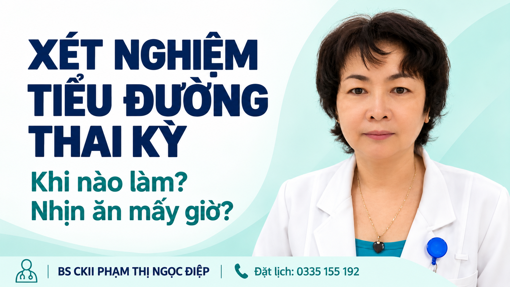 Xét nghiệm tiểu đường thai kỳ: Khi nào, nhịn ăn mấy giờ?